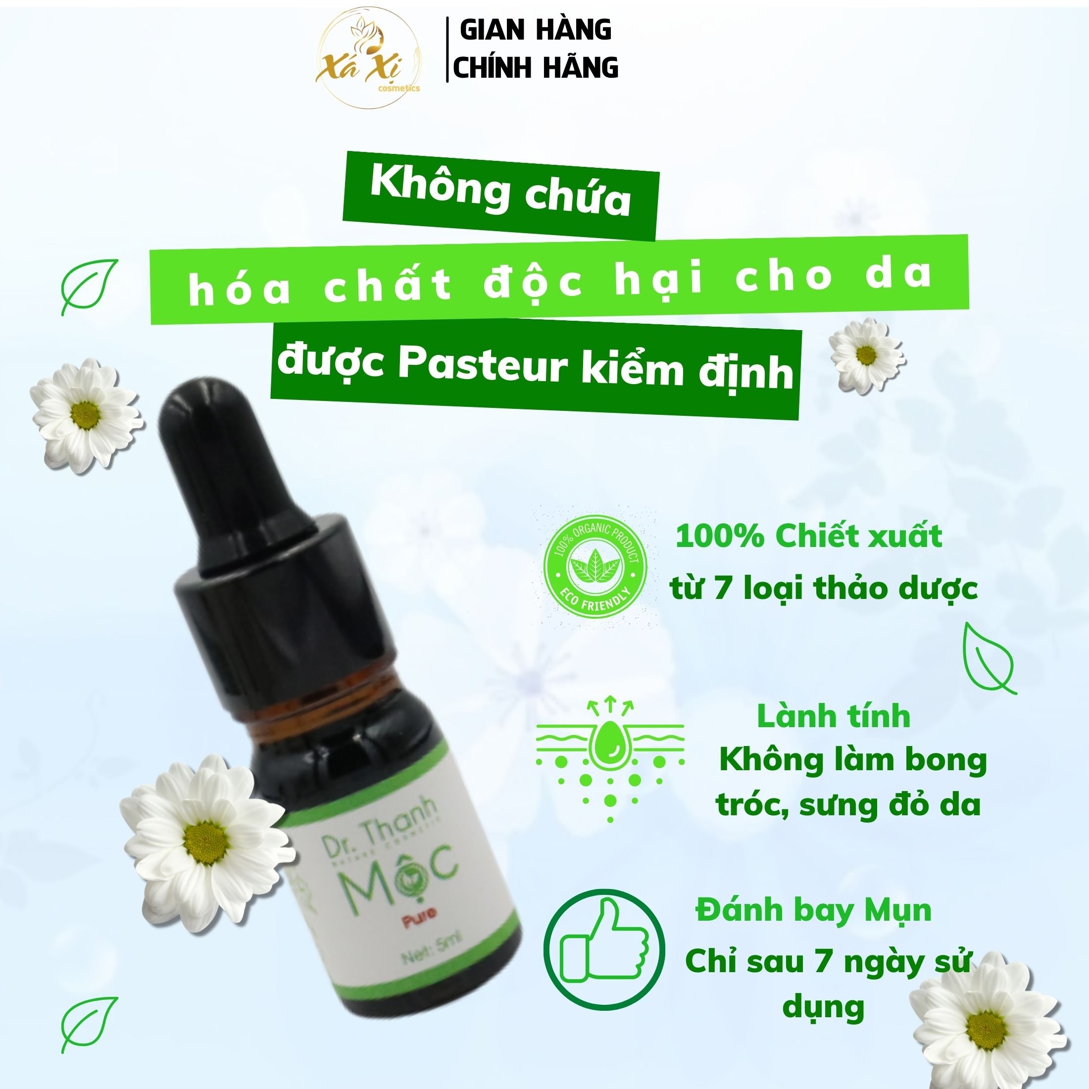 Serum trị mụn Mộc An - Giải pháp hoàn hảo cho làn da khỏe đẹp